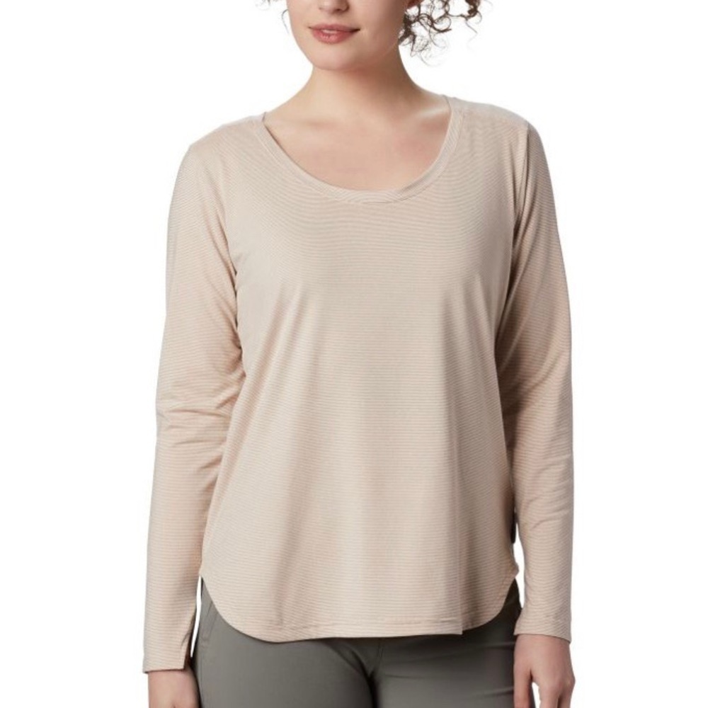 COLUMBIA Firwood Camp Long Sleeve Peach Cloud Top